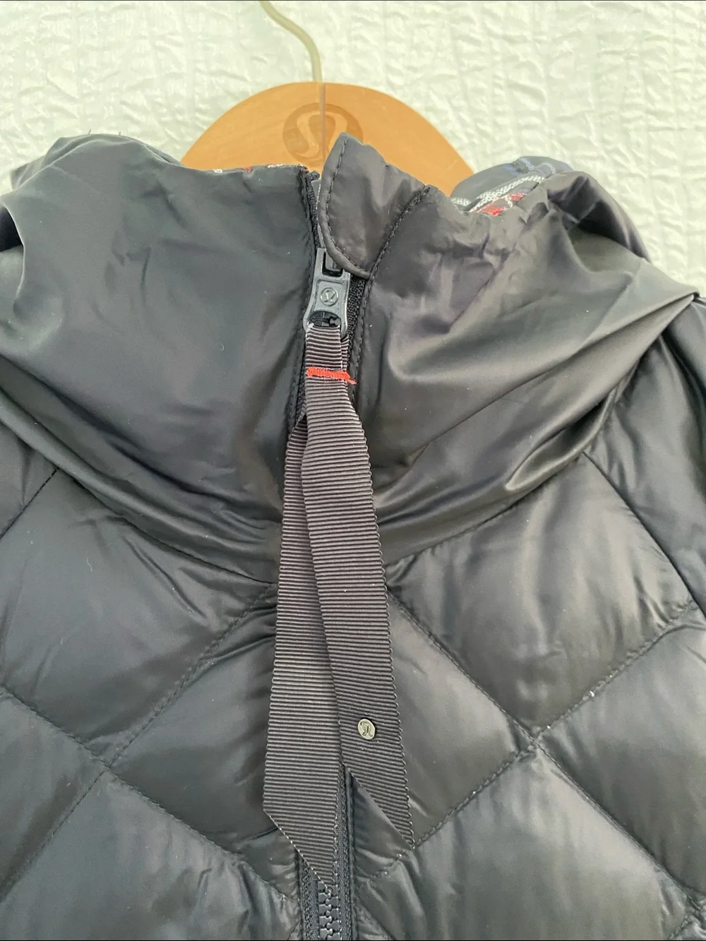Lululemon NEW The Fluffiest Plaid Quilted Down Hooded Puffer Reversible Vest